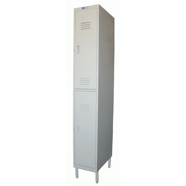 2 TIER EMPLOYEE LOCKER 12" W X